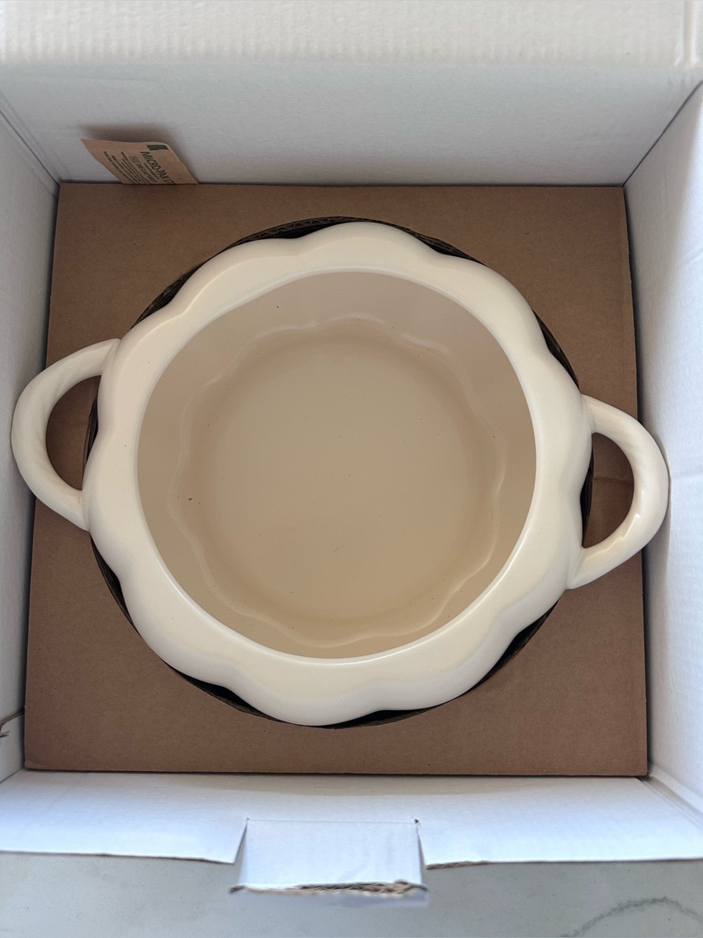 Pfaltzgraff 2 QT Ceramic White Pumpkin Casserole Dish Pot Fall Cozy NIB - Picture 8 of 16